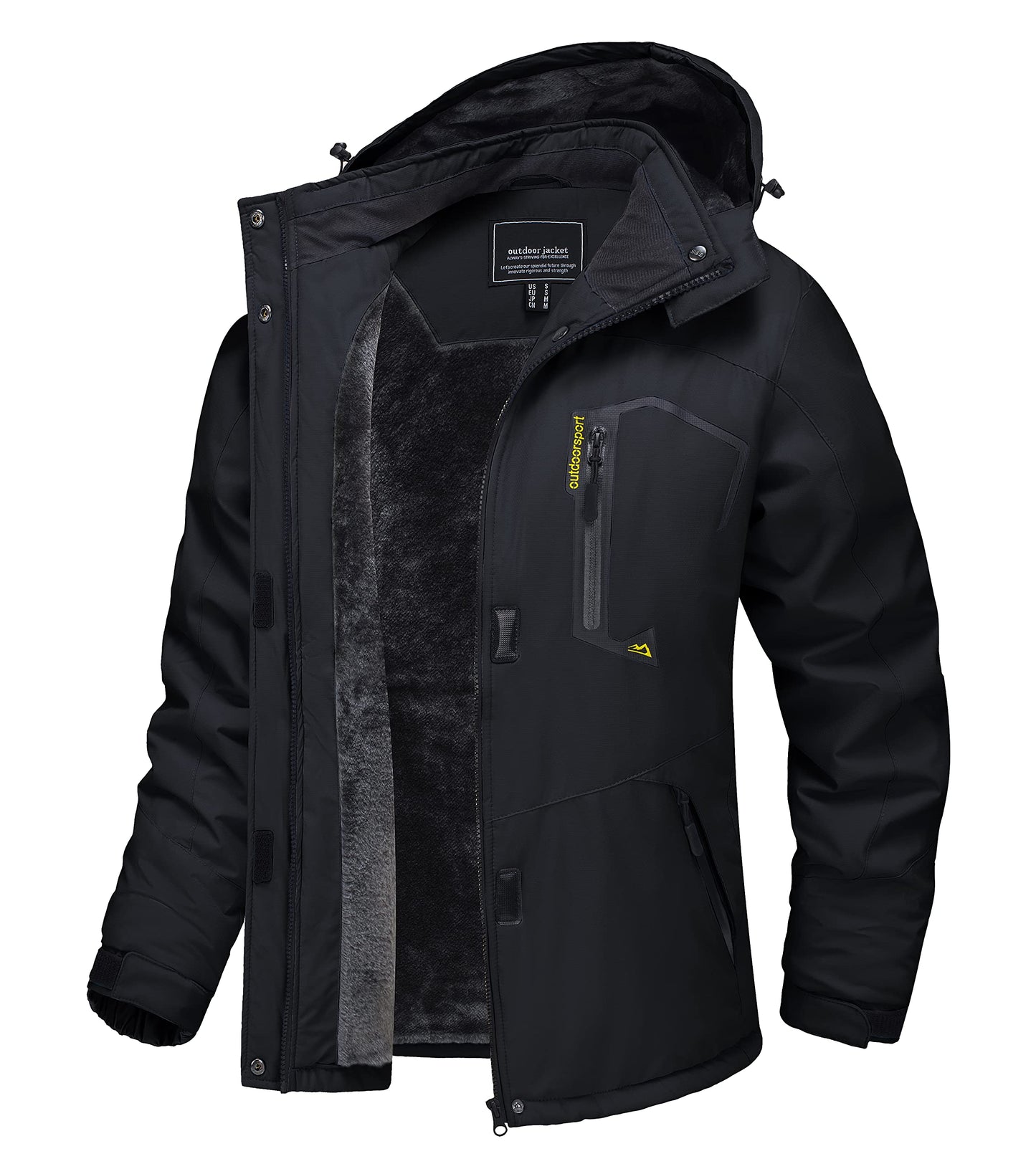 TACVASEN Women's Winter Jacket Waterproof Ski Jacket Hooded Fleece Lined Warm Snow Coat Mountain Windproof Rain Windbreaker