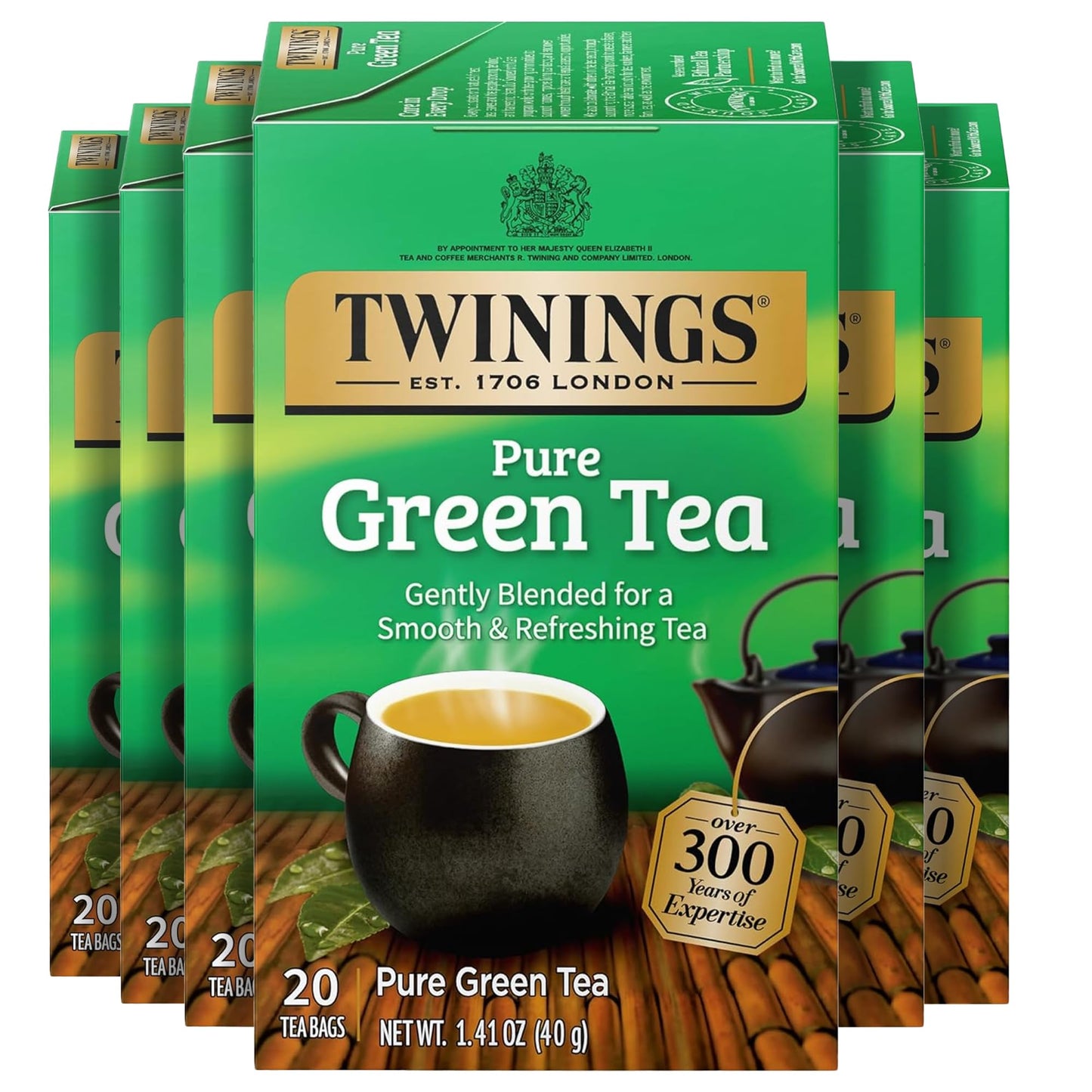 Twinings English Breakfast Black Tea Individually Wrapped Bags, 100 Count (Pack of 1), Smooth, Flavourful, and Robust, Caffeinated, Enjoy Hot or Iced, 100 Teabags