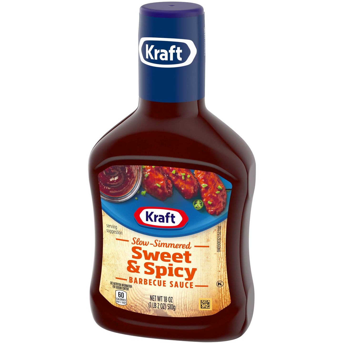 Kraft Sweet Brown Sugar Slow-Simmered Barbecue Sauce, 18 oz Bottle