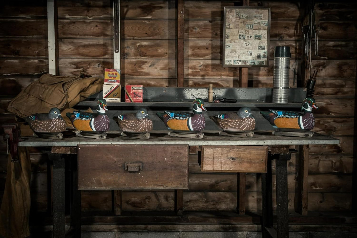 Hardcore Waterfowl Rugged Series Wood Duck Decoys - 4 Drakes and 2 Hens