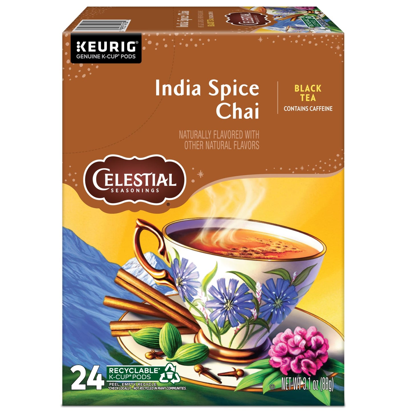 Celestial Seasonings English Breakfast Black Tea, Single-Serve Keurig K-Cup Pods, 96 Count