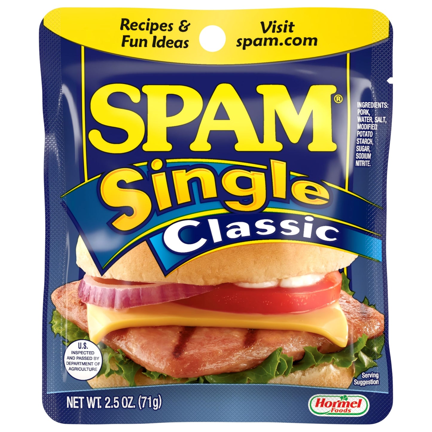 SPAM 25% Less Sodium, 7 oz. can (12-pack)