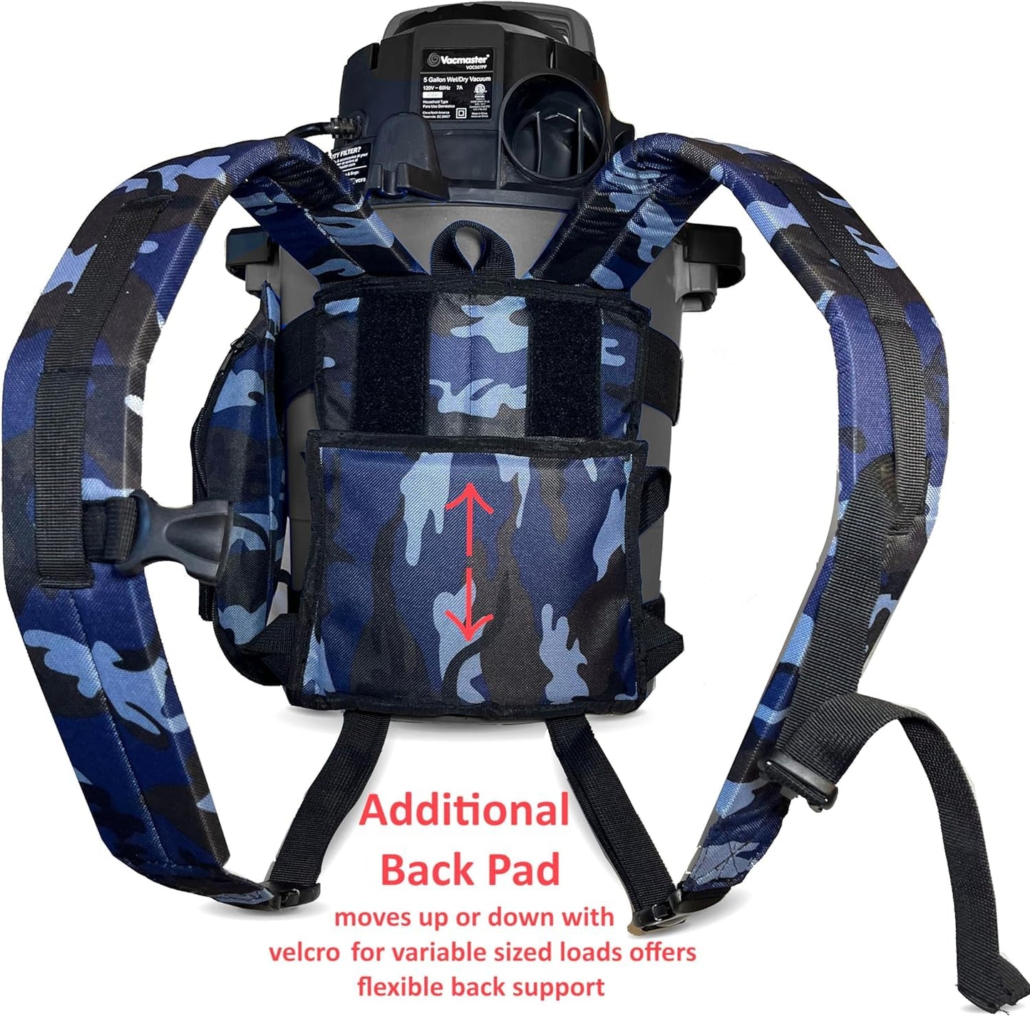 Backpack for 5 Gallon Buckets for Fishing, Picking Apples and Sports