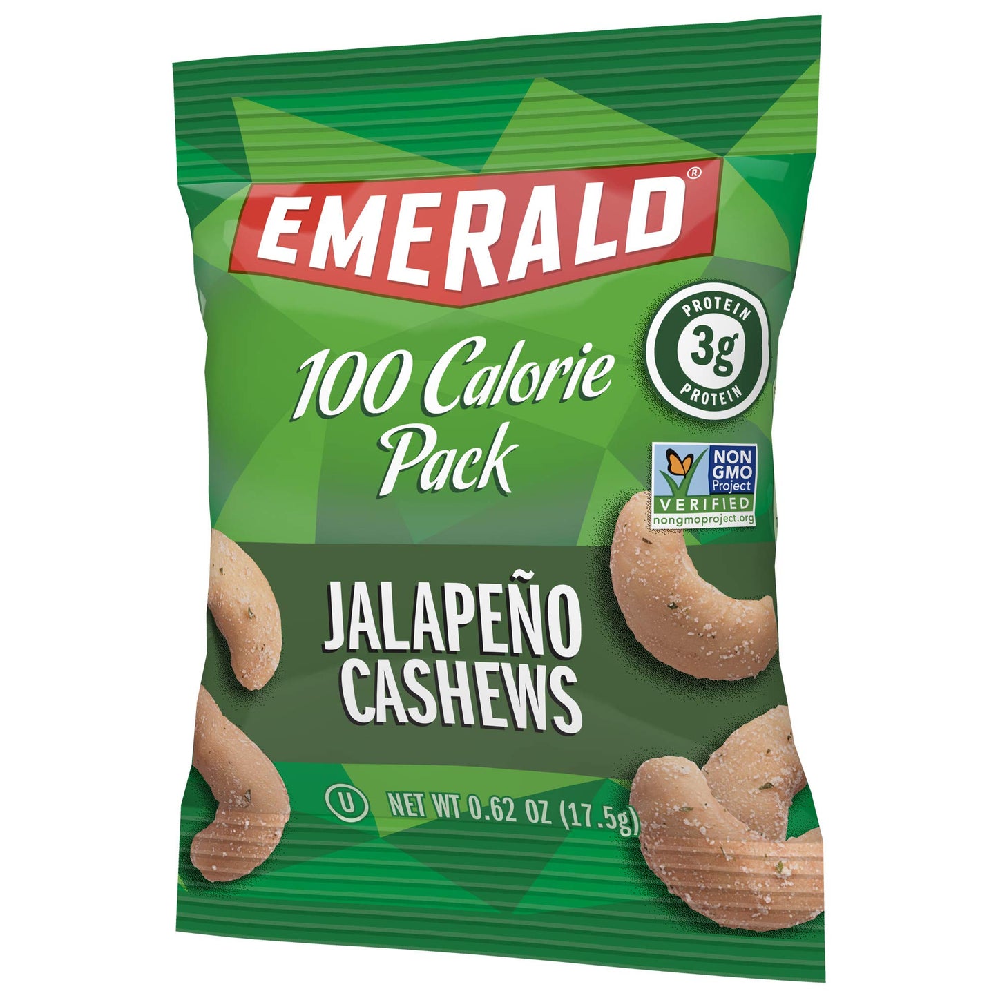 Emerald Nuts Mixed Nuts Variety Pack 18ct (1-Pack) , 100-Calorie Individual Packs , Features Dry Roasted Almonds, Natural Almonds & Walnuts, and Roasted & Salted Cashews