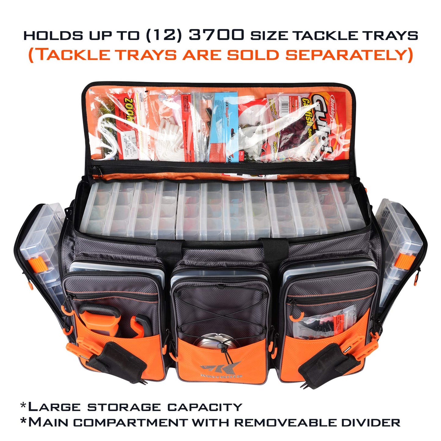 KastKing Fishing Gear & Tackle Bags - Saltwater Resistant Fishing Bags - Fishing Tackle Storage Bags
