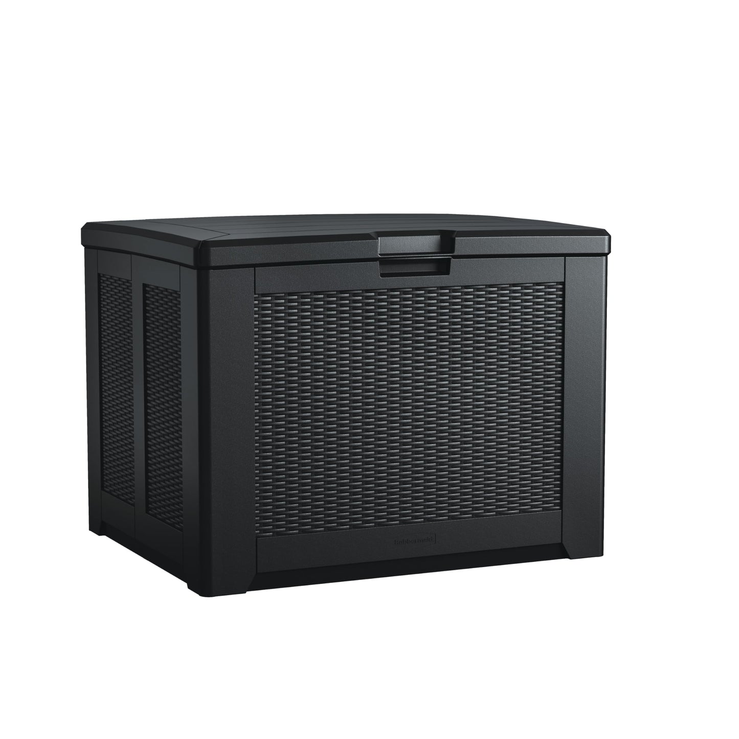 Rubbermaid Extra Large Resin Outdoor Storage Deck Box (134 Gal), Weather Resistant, Black, Deck Organization for Home/Backyard/Pool Chemicals/Toys/Garden Tools/Porch/Patio Cushions