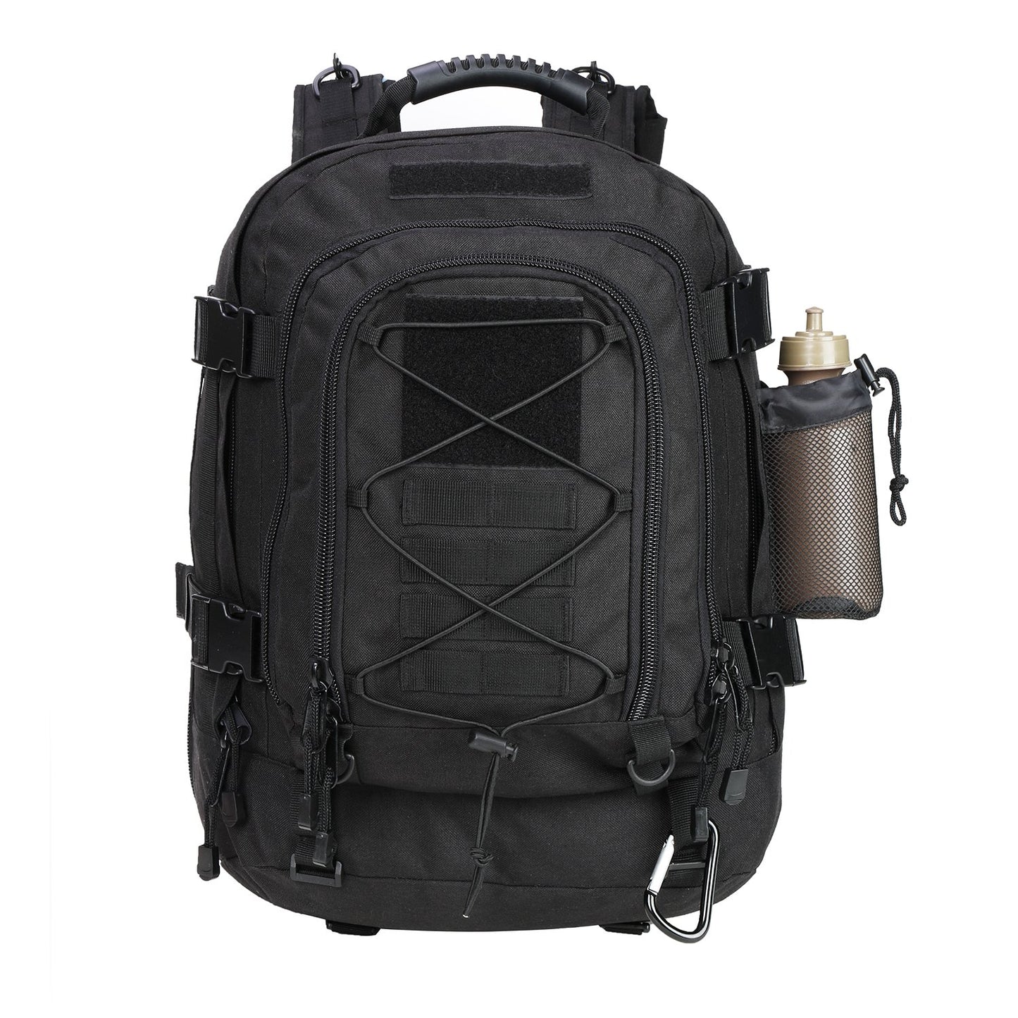 Large Tactical Backpack for Men Military Backpack with DIY System for Travel, Work,Camping,Hunting,Hiking,Sports (GREEN)