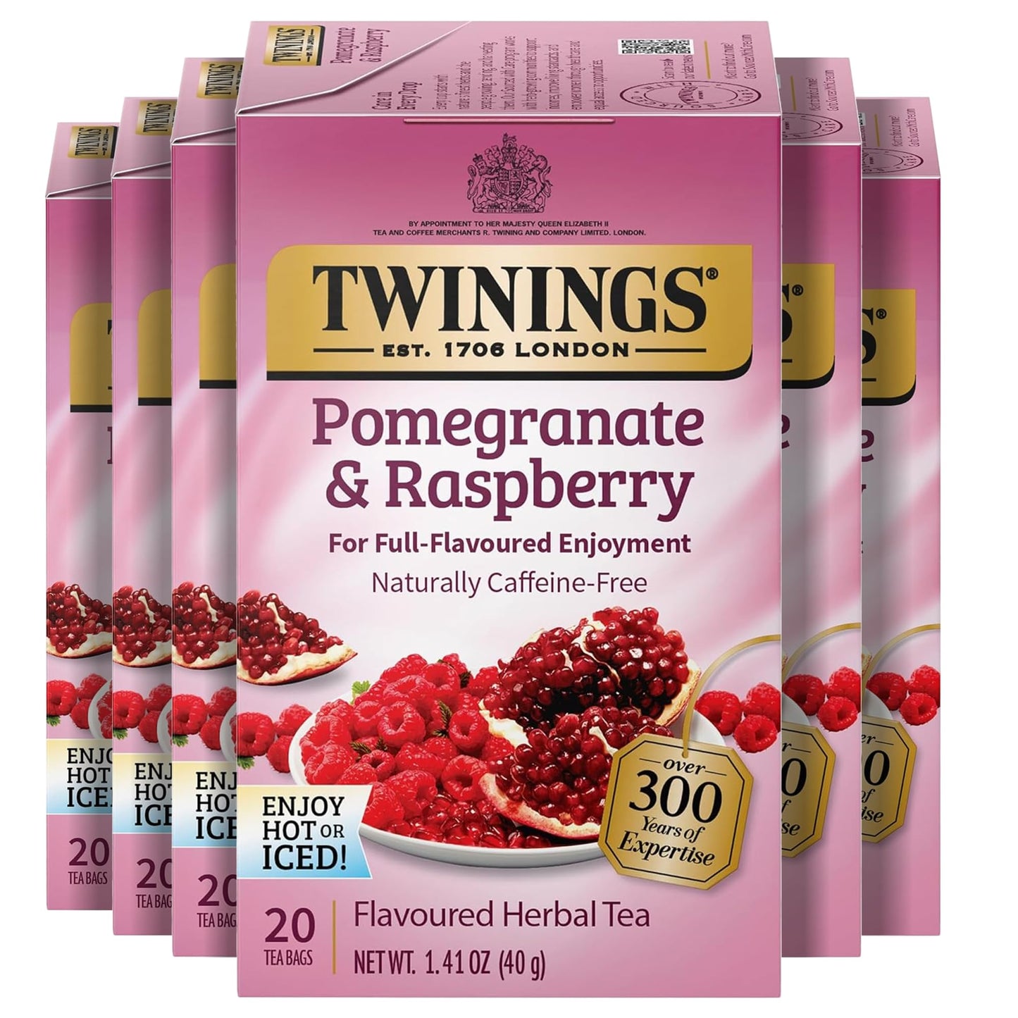 Twinings English Breakfast Black Tea Individually Wrapped Bags, 100 Count (Pack of 1), Smooth, Flavourful, and Robust, Caffeinated, Enjoy Hot or Iced, 100 Teabags