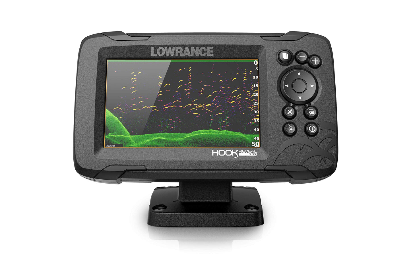 Lowrance Hook Reveal 5 Inch Fish Finders with Transducer, Plus Optional Preloaded Maps