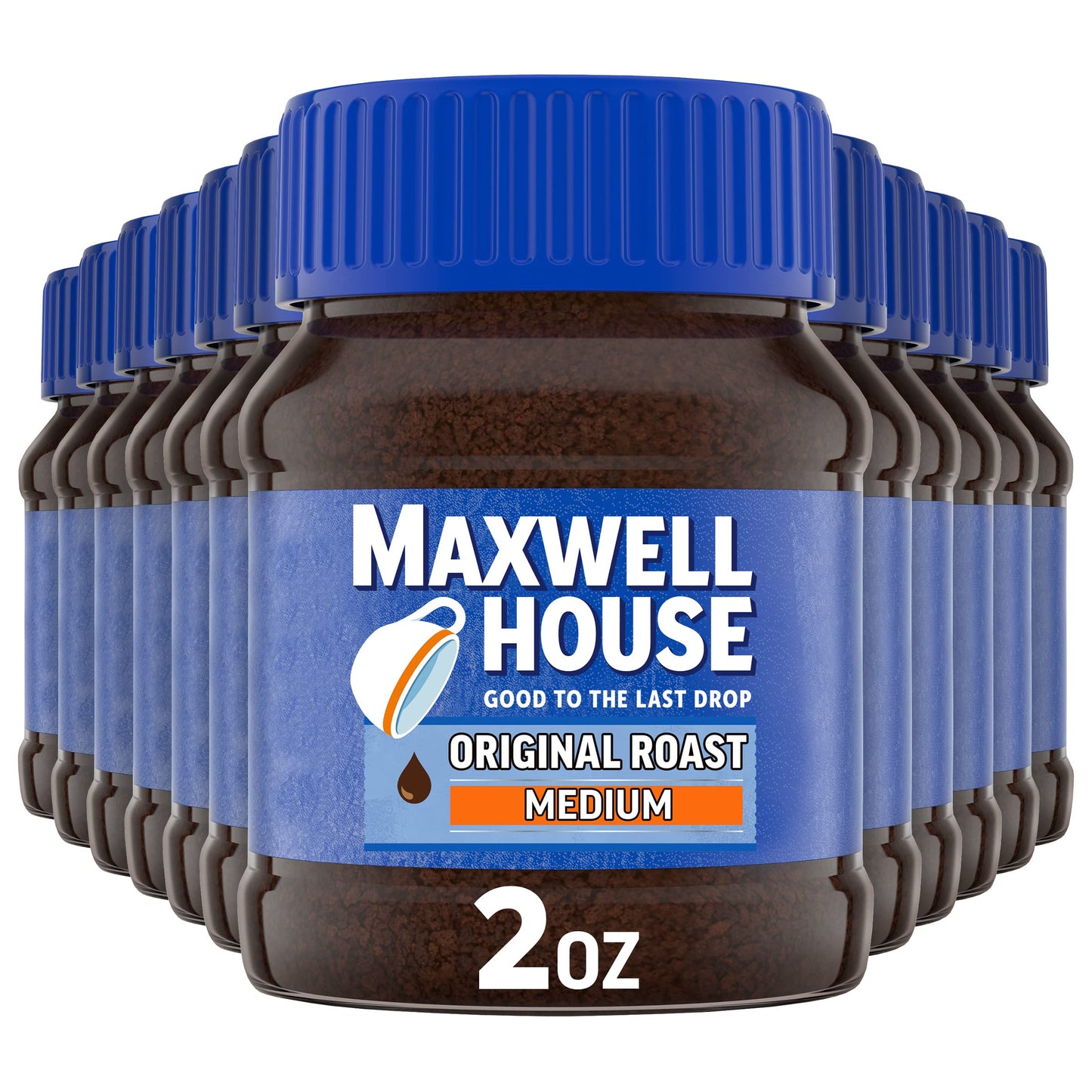 Maxwell House Original Roast Instant Coffee, 8 oz Jar
