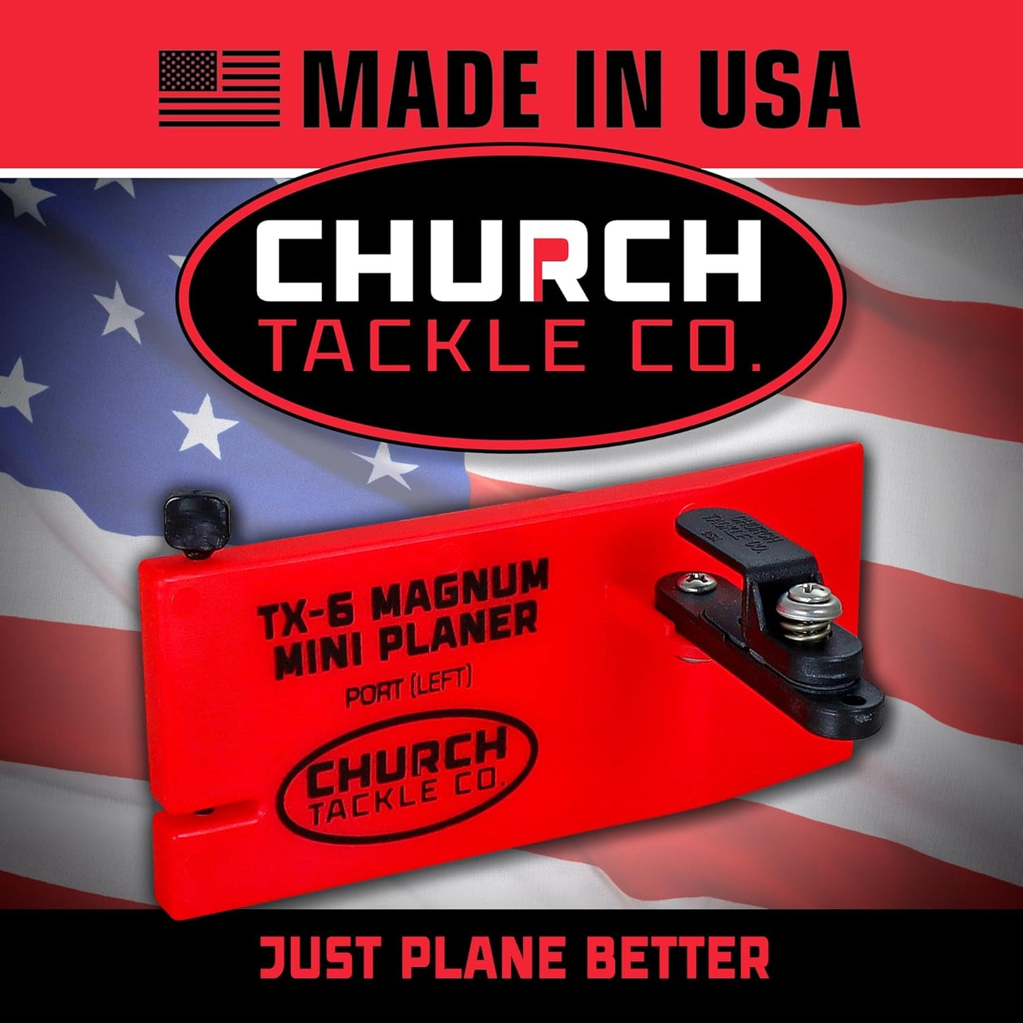 TX-6 Magnum Mini Planer Port by Church Tackle Co