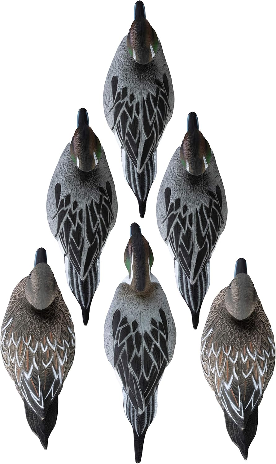 Higdon Outdoors Standard Pintail Duck Decoys, Foam-Filled