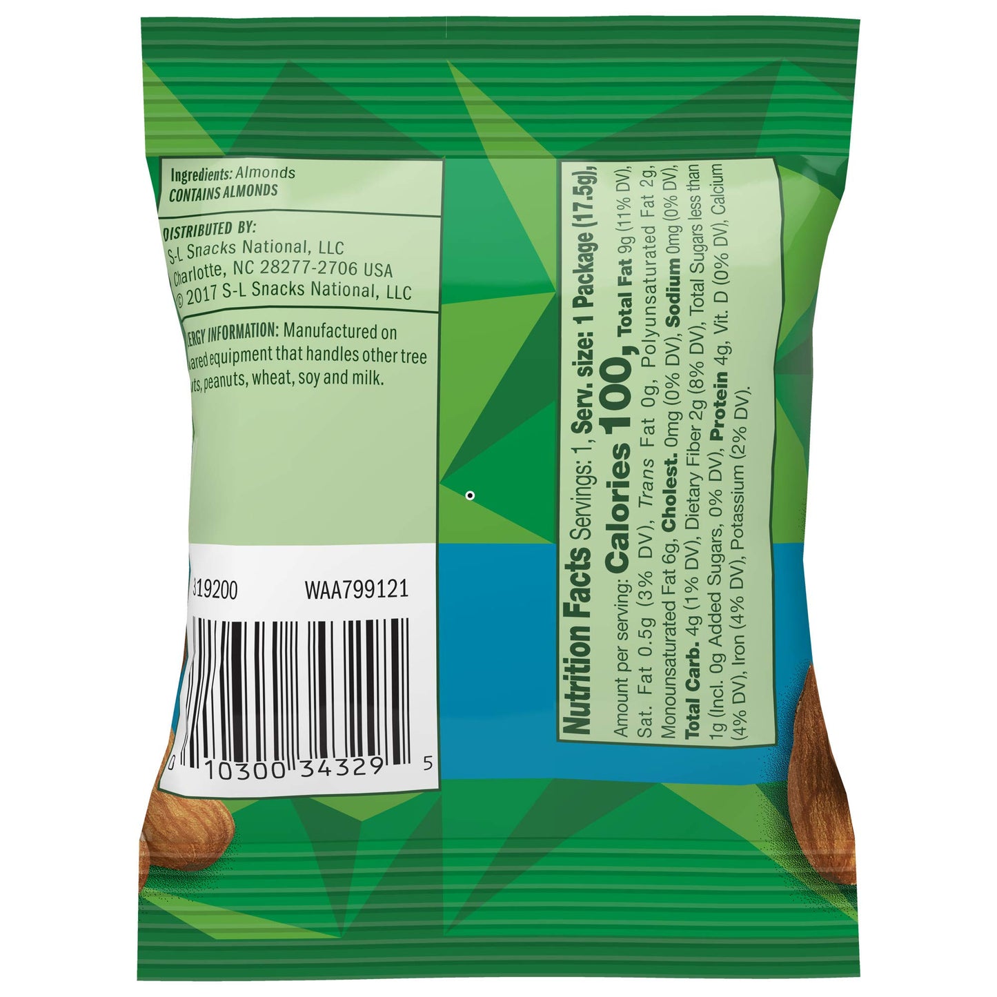 Emerald Nuts Mixed Nuts Variety Pack 18ct (1-Pack) , 100-Calorie Individual Packs , Features Dry Roasted Almonds, Natural Almonds & Walnuts, and Roasted & Salted Cashews