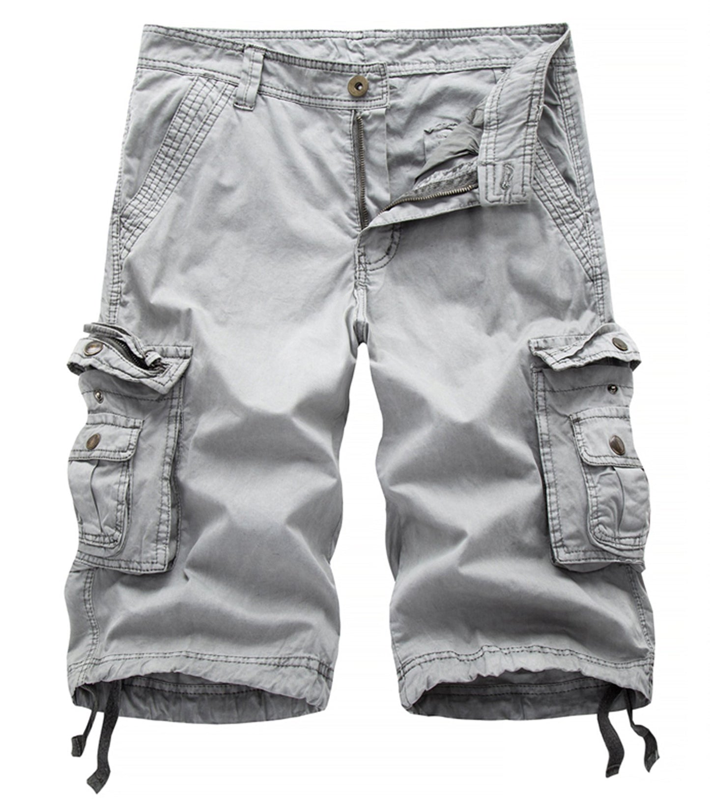 Men's Camo Cargo Shorts Relaxed Fit Multi-Pocket Outdoor Camouflage Cargo Shorts Cotton