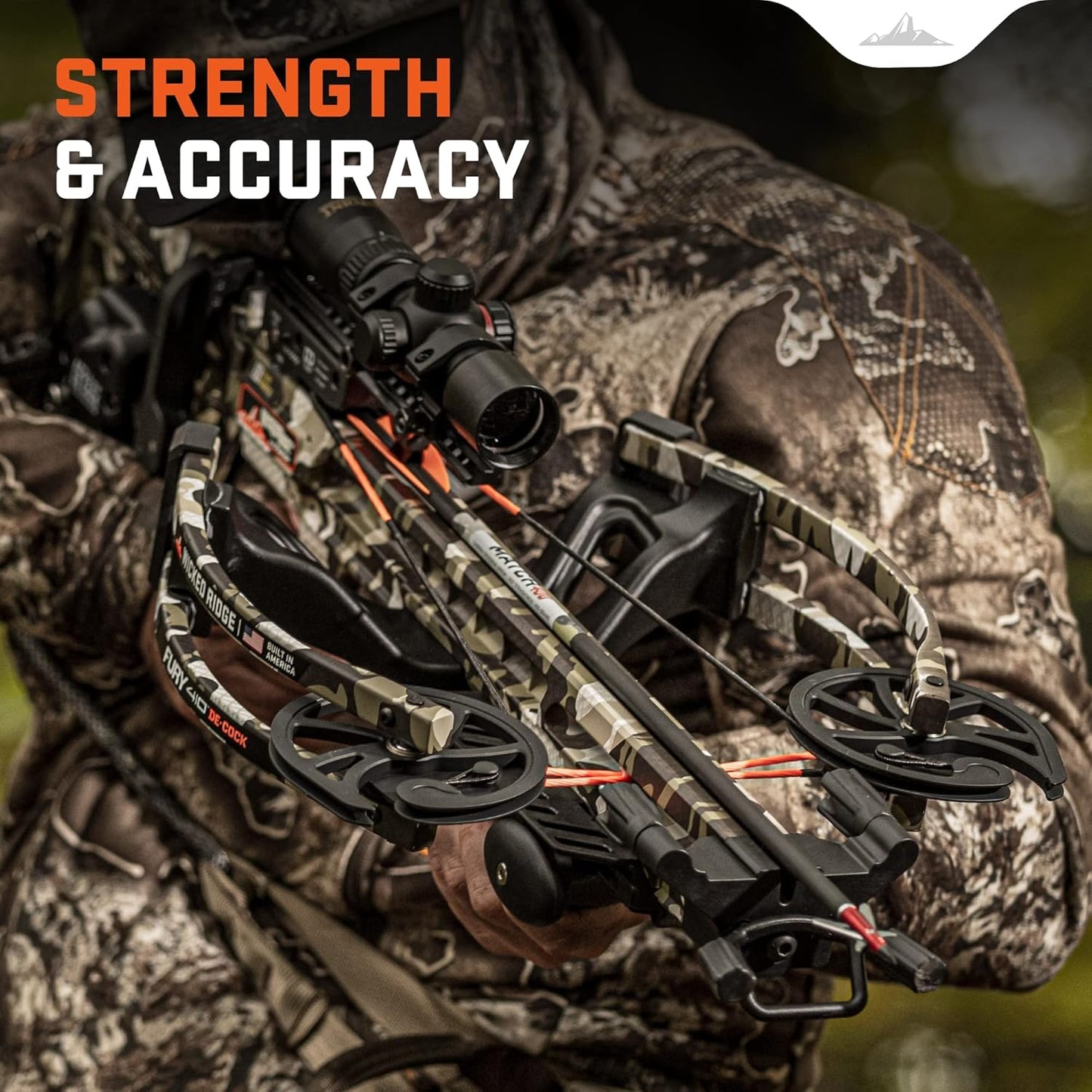 Wicked Ridge by TenPoint - Match 400 - Pack of Six - 20” Carbon Crossbow Arrows, 400-Grains - with Alpha-Nock HP