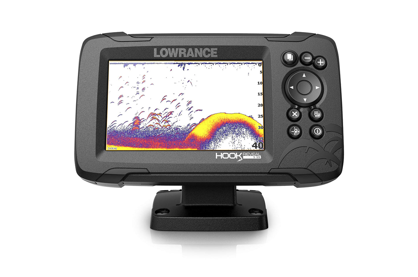 Lowrance Hook Reveal 5 Inch Fish Finders with Transducer, Plus Optional Preloaded Maps