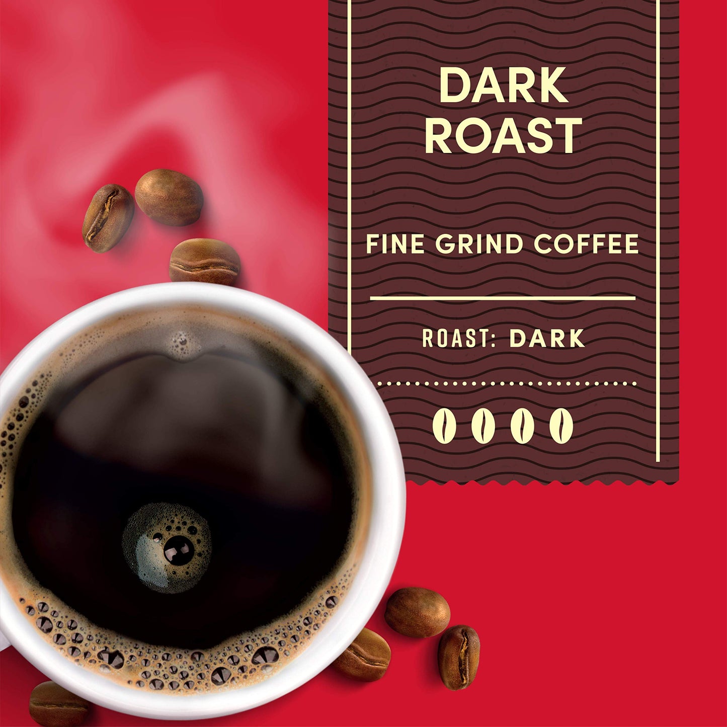 Tim Hortons Original Blend, Medium Roast Ground Coffee, Canada’s Favorite Coffee, Made with 100% Arabica Beans, 48 Ounce Canister