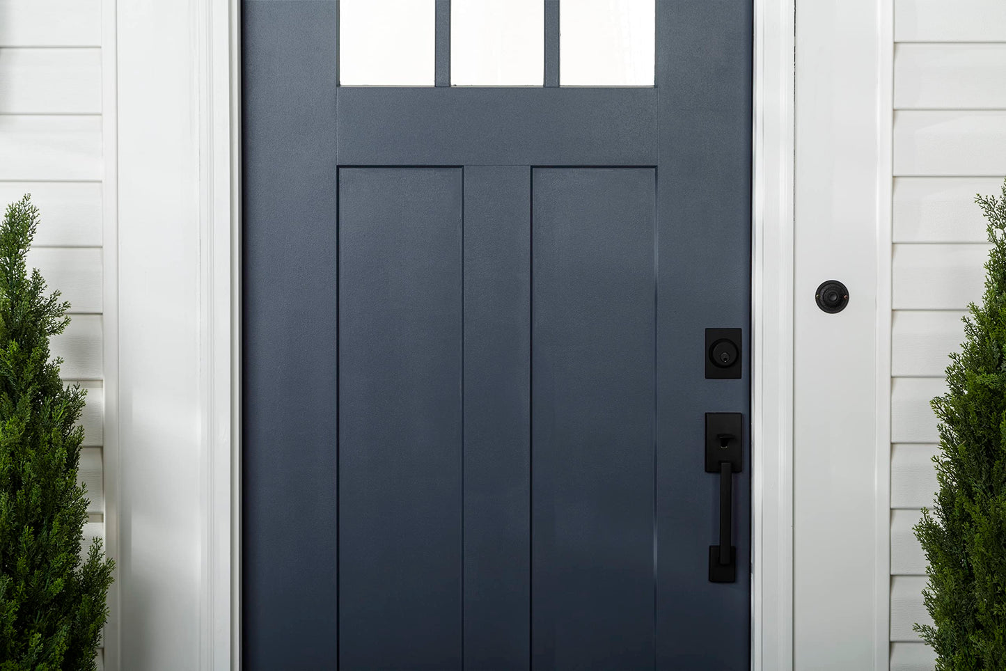 Rust-Oleum 369383 Advanced Dry Door & Trim Paint, Quart, Satin Black