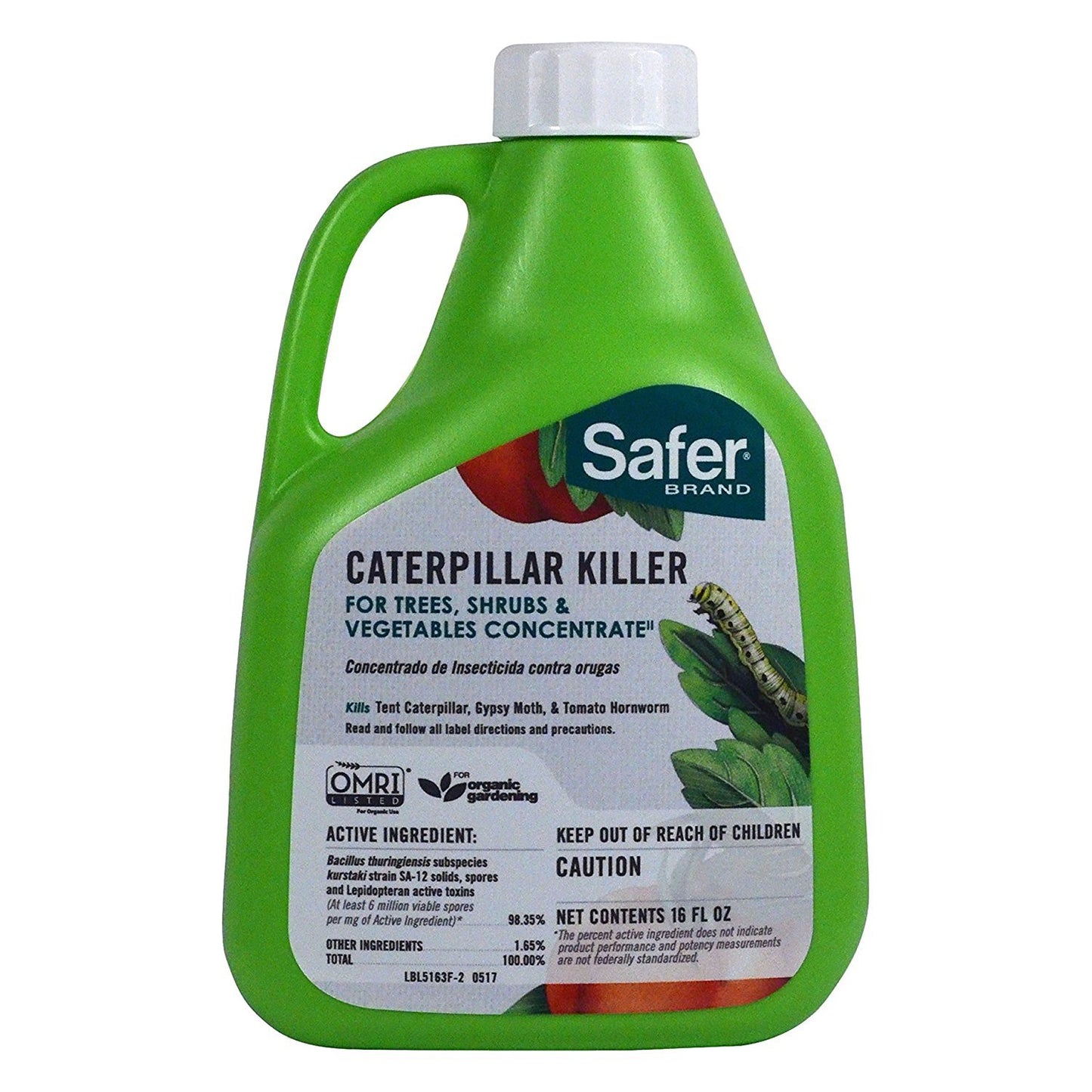 Safer Brand 16oz Caterpillar Killer Concentrate - 6 pack 5163-6
