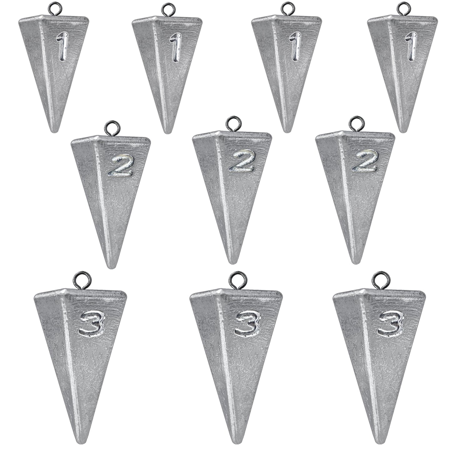 Fishing Weights Sinkers Pyramid Sinkers Surf Fishing Sinkers for Saltwater Fishing Gear Tackle 1oz 2oz 3oz 4oz 5oz 6oz 8oz 10oz 12oz 14oz 16oz