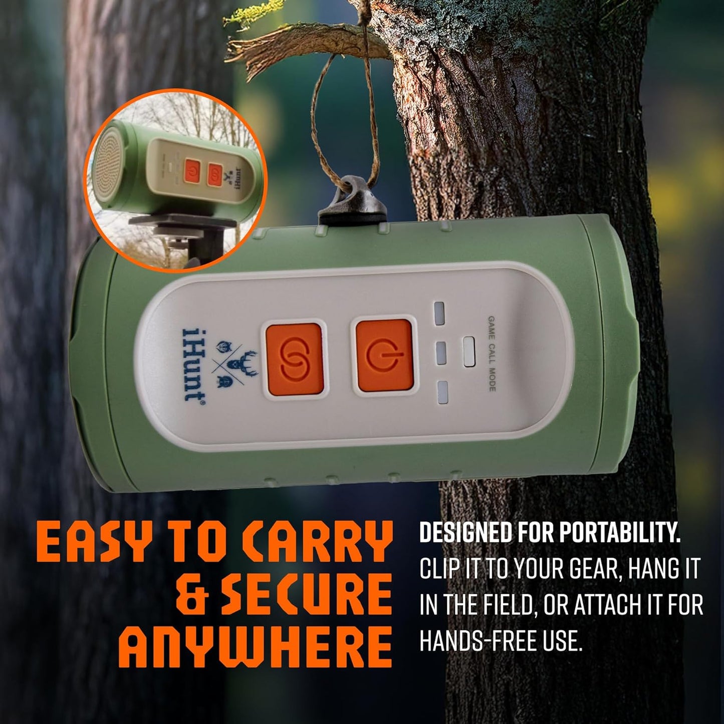 Phantom Link 150, Best Electronic Game Call, Long Range Bluetooth Speaker, Waterproof, Wireless Remote Hunting Speaker for Deer, Coyote, Turkey, Predator, Elk, Fox, Moose, Bear, Hog
