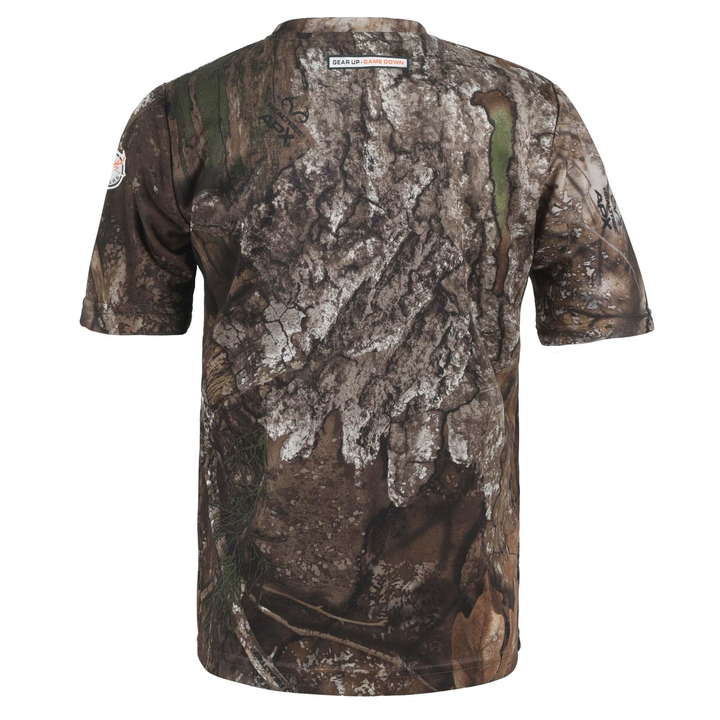Youth Camouflage Short Sleeve Crewneck Shirt for Boys and Girls