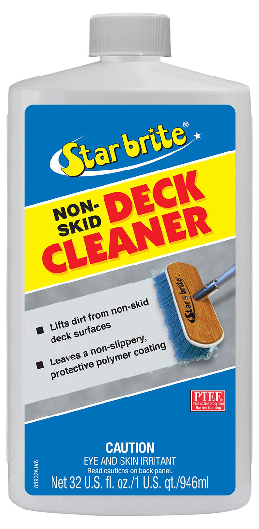 STAR BRITE Non-Skid Deck Cleaner & Protectant Ultimate Boat Deck Wash - Protects Against Future Stains & UV - Ideal for Fiberglass, Vinyl, Plastic, Painted & Metal Surfaces