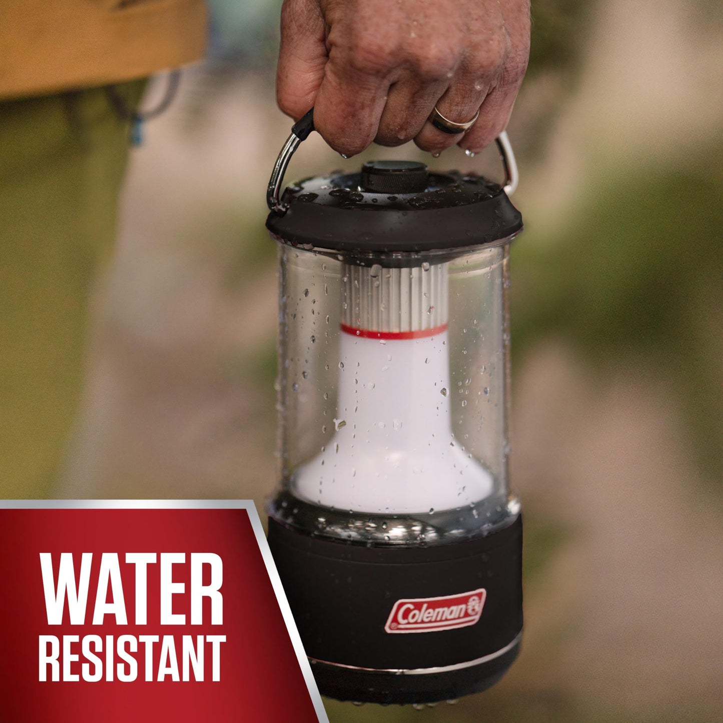 Coleman BatteryGuard LED Lantern Shines up to 1000L, Water-Resistant, Batteries Last up to 25% Longer Than Other Lanterns