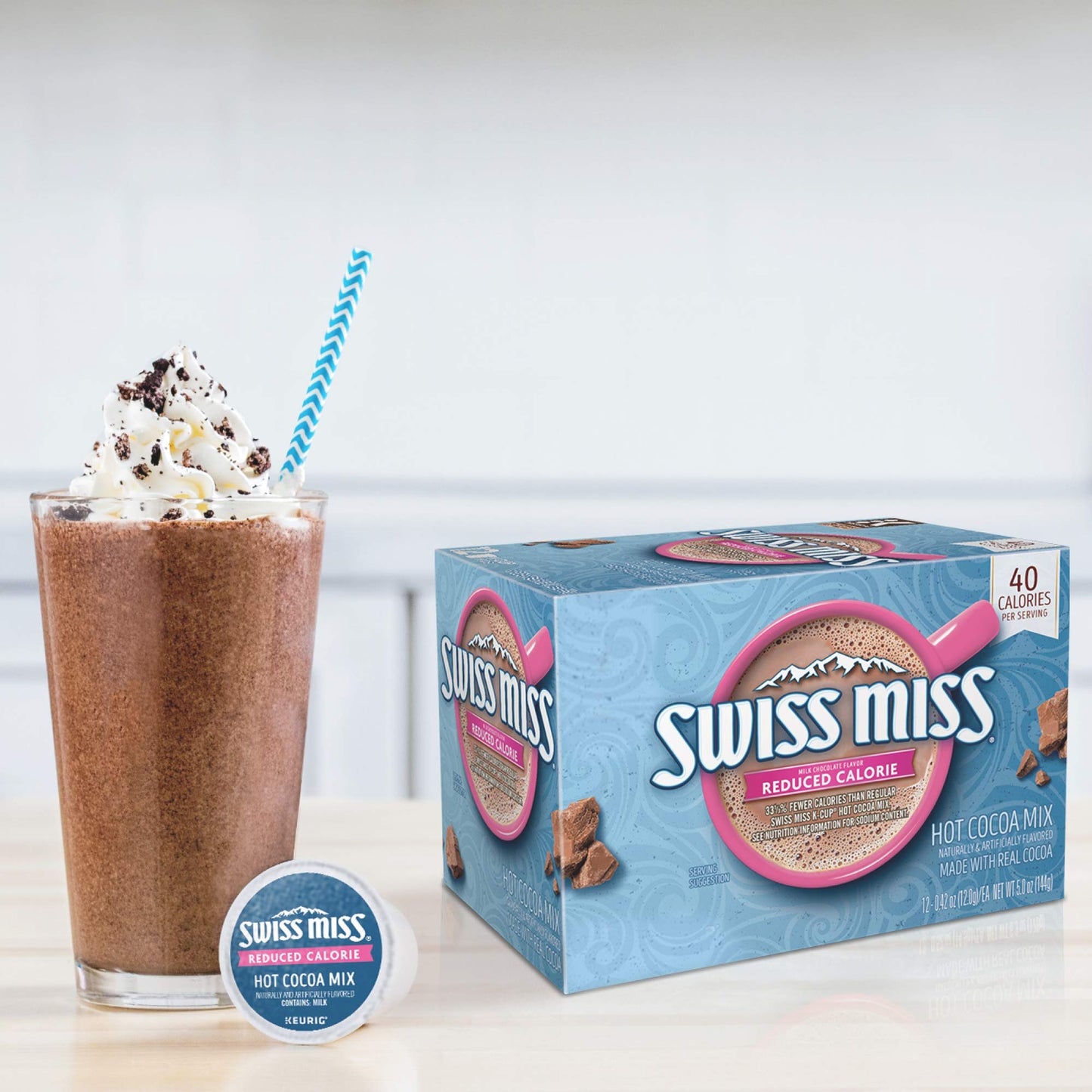 Swiss Miss Milk Chocolate Flavor Hot Cocoa Mix Canister, 76.55 oz.