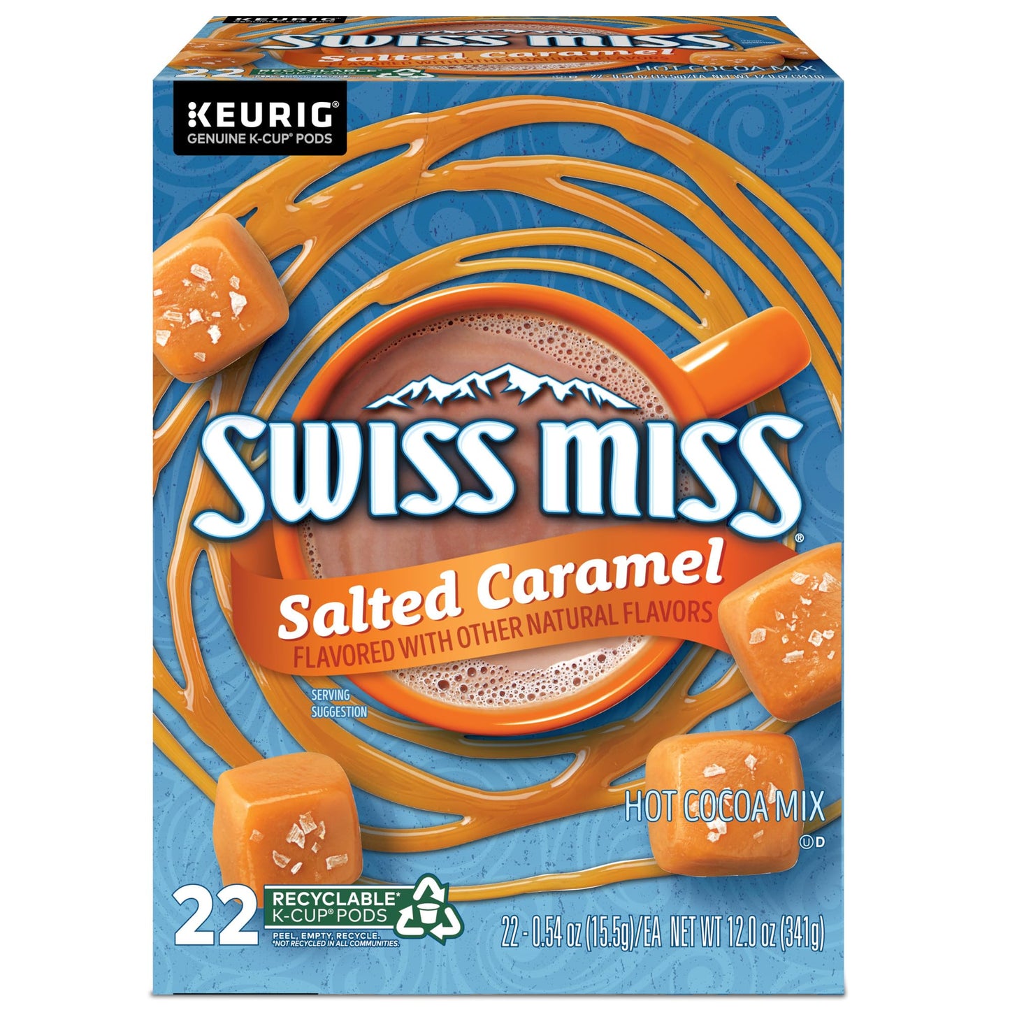 Swiss Miss Milk Chocolate Hot Cocoa, Single-Serve Keurig K-Cup Pods, Hot Chocolate, 44 Count