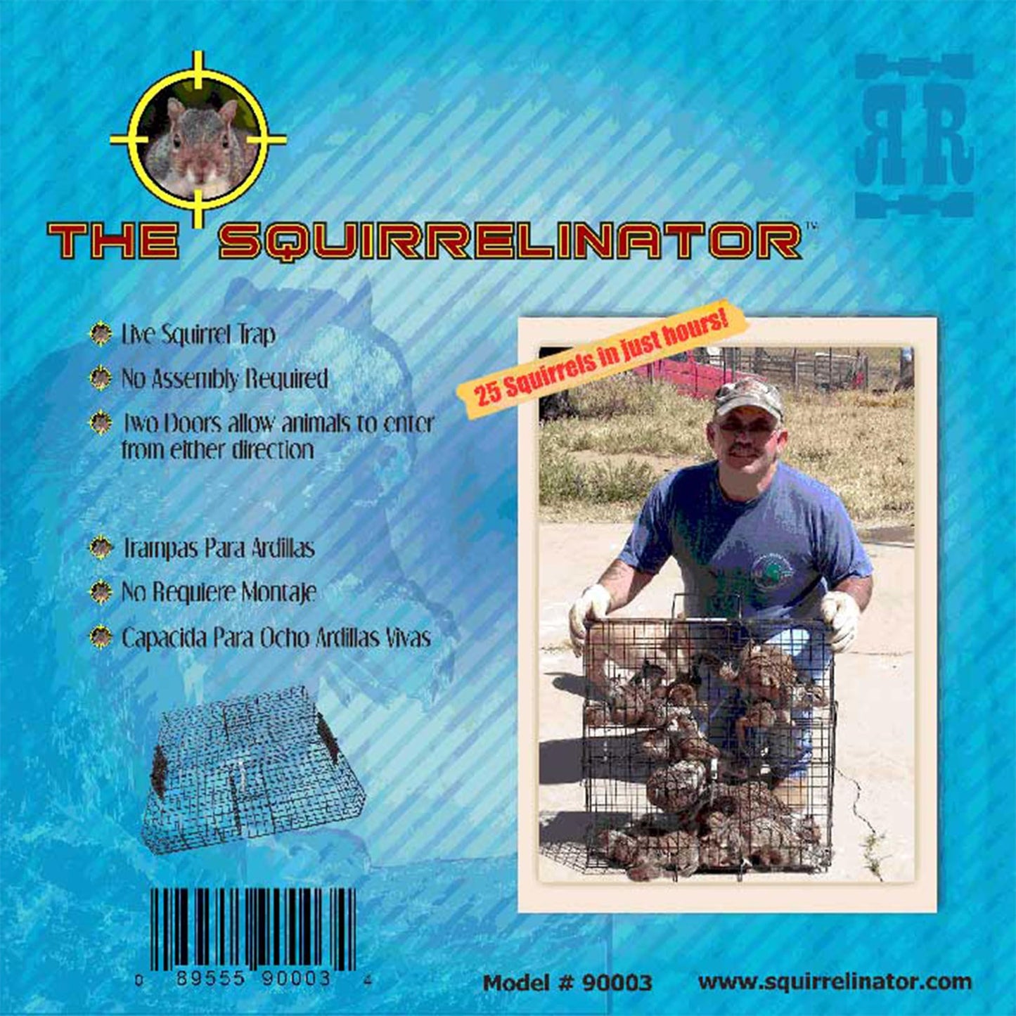 Rugged Ranch Live Chipmunk Trap, Catch & Release Cage, Large, Chipmunkinator