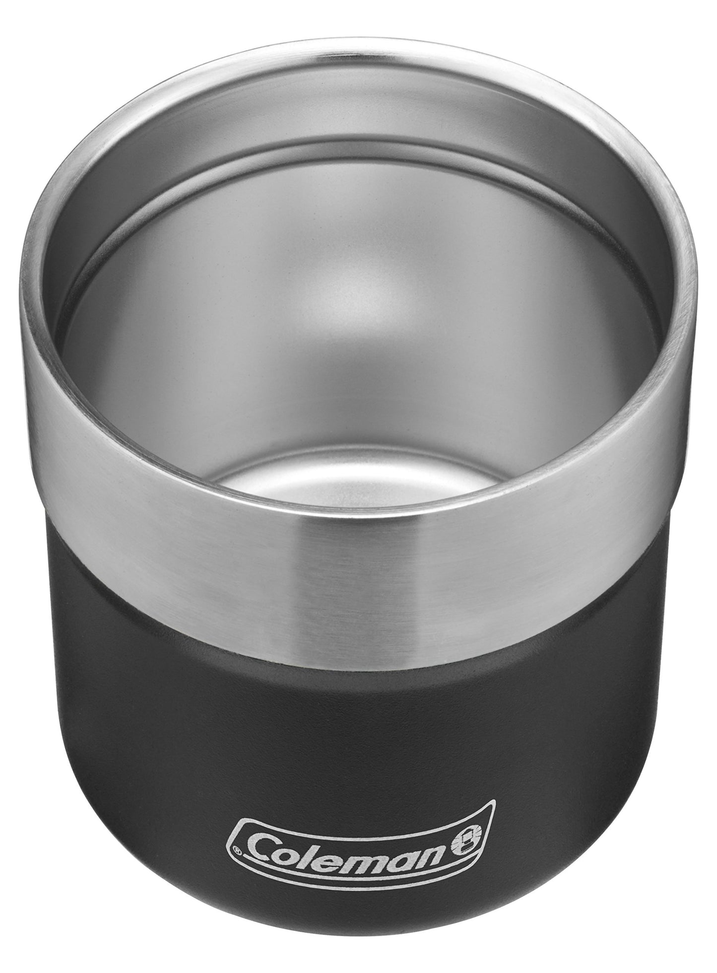 Coleman 13oz Vacuum-Insulated Stainless Steel Rocks Glass, Outdoor Cocktail Tumbler with Slidable Spout Cover, Keeps Ice Cold up to 9 Hours