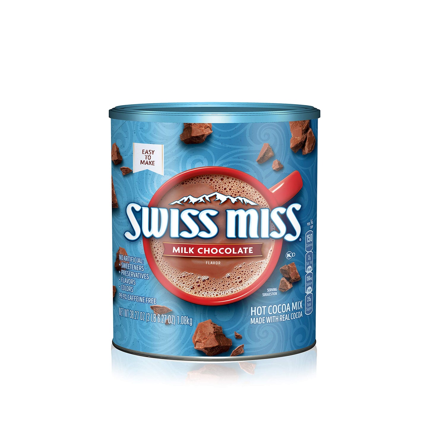Swiss Miss Milk Chocolate Flavor Hot Cocoa Mix Canister, 76.55 oz.