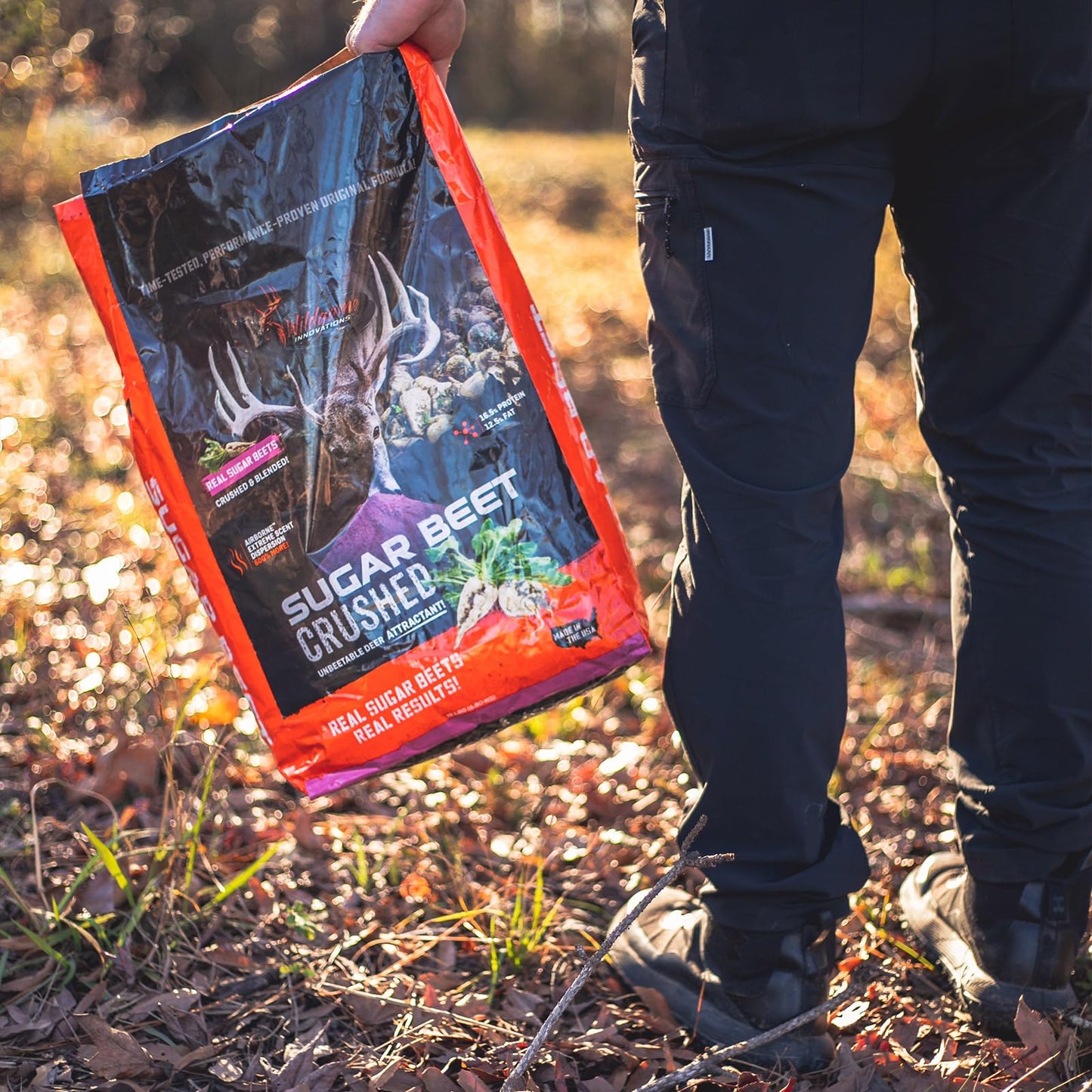 Wildgame Innovations Sugar Beet Crushed Deer Attractant | Effective Ultra-Concentrated Nutrient-Filled Deer Feed with Real Sugar Beets