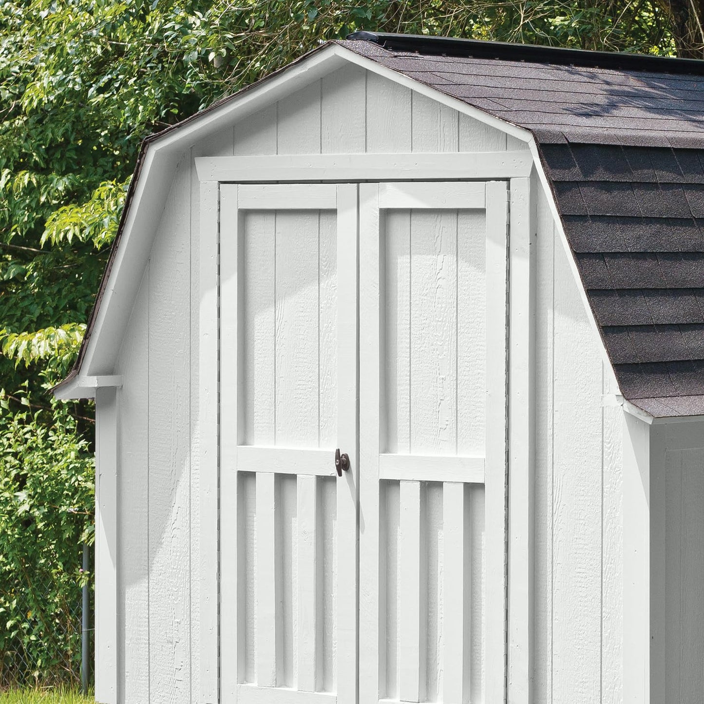 Glidden Latex Paint, Barn and Fence, 4098F/01, Flat, Exterior, 1 gal, White
