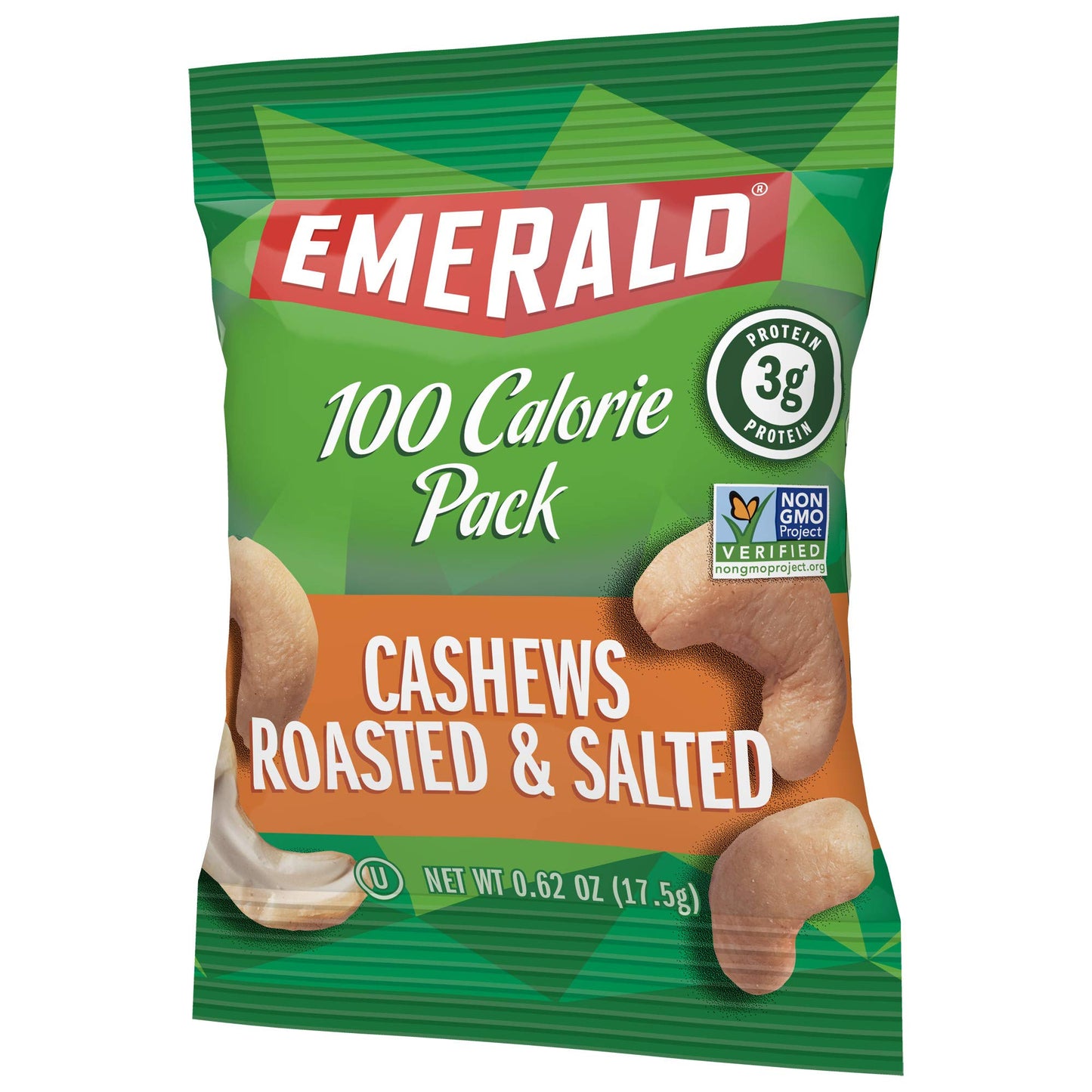 Emerald Nuts Mixed Nuts Variety Pack 18ct (1-Pack) , 100-Calorie Individual Packs , Features Dry Roasted Almonds, Natural Almonds & Walnuts, and Roasted & Salted Cashews