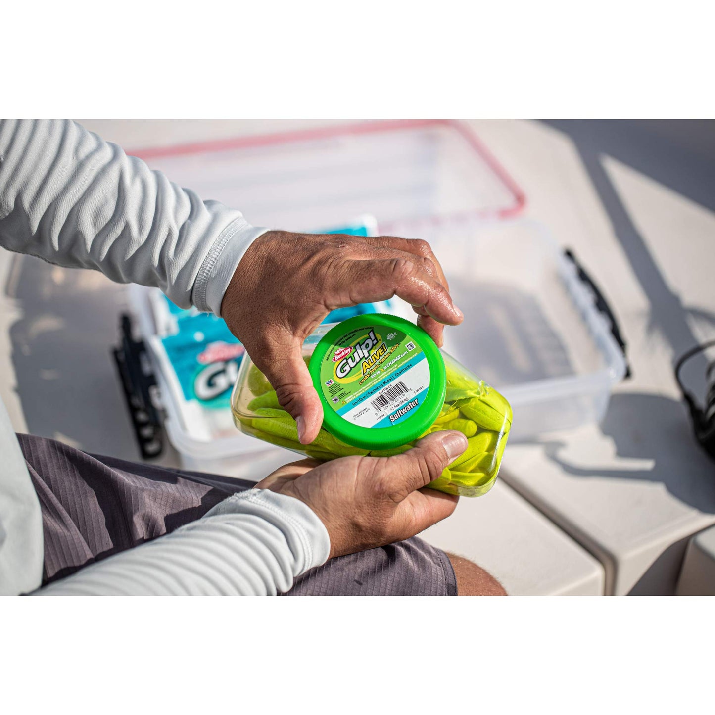 Berkley Gulp! Alive! Swimming Mullet Saltwater Fishing Soft Bait