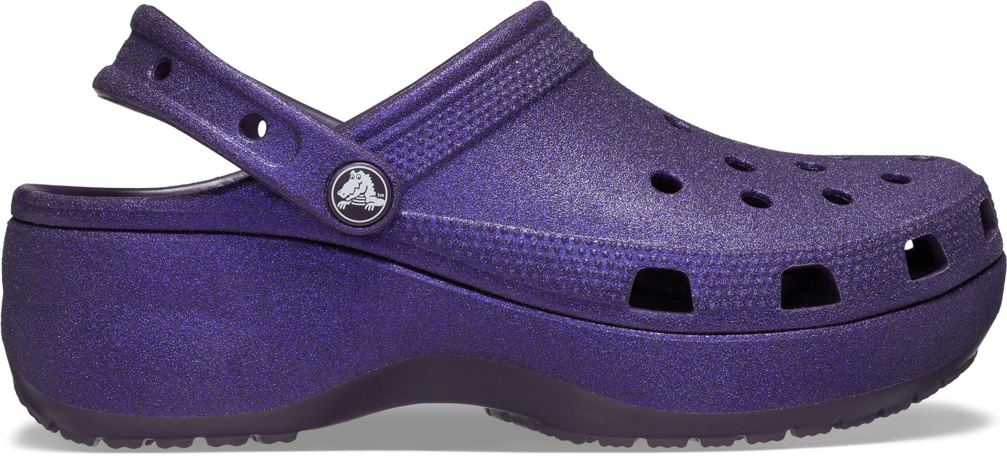 Crocs Women's Classic Platform Glitter Clog