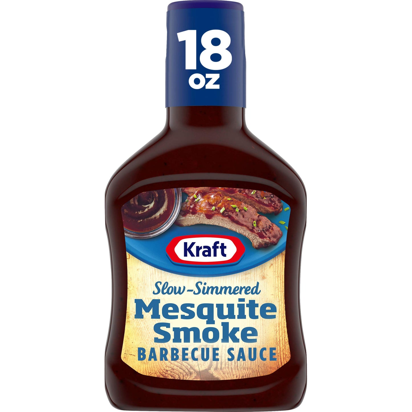 Kraft Sweet Brown Sugar Slow-Simmered Barbecue Sauce, 18 oz Bottle