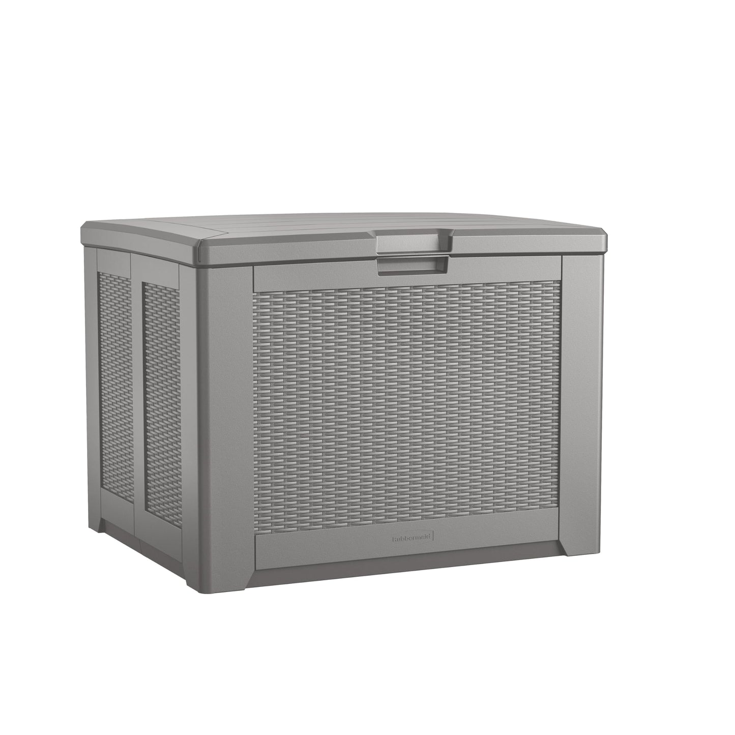 Rubbermaid Extra Large Resin Outdoor Storage Deck Box (134 Gal), Weather Resistant, Black, Deck Organization for Home/Backyard/Pool Chemicals/Toys/Garden Tools/Porch/Patio Cushions