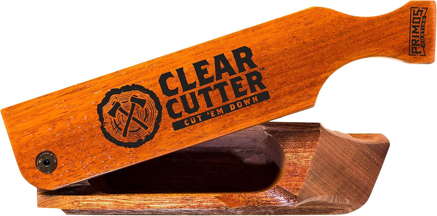 Primos Hunting Clear Cutter, Wood Grain Turkey Box Call, Multicolor, Standard Size for Effective Calling