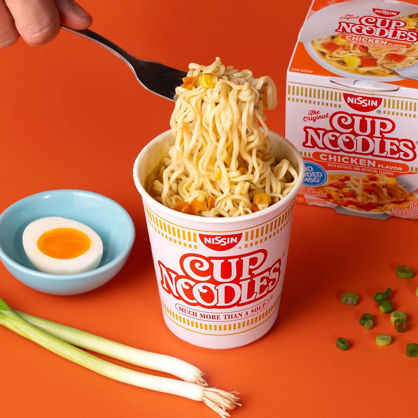 Nissin Cup Noodles Soup, Beef Flavor, Microwaveable Paper Cups, Instant Ramen, 2.25 Ounce (Pack of 12)