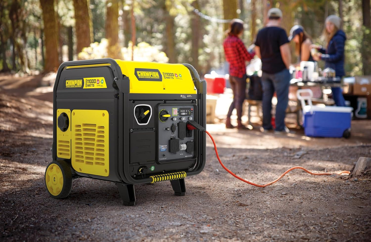 Champion Power Equipment 11,000-Watt Electric Start Dual Fuel Home Backup Portable Inverter Generator with Quiet Technology and CO Shield