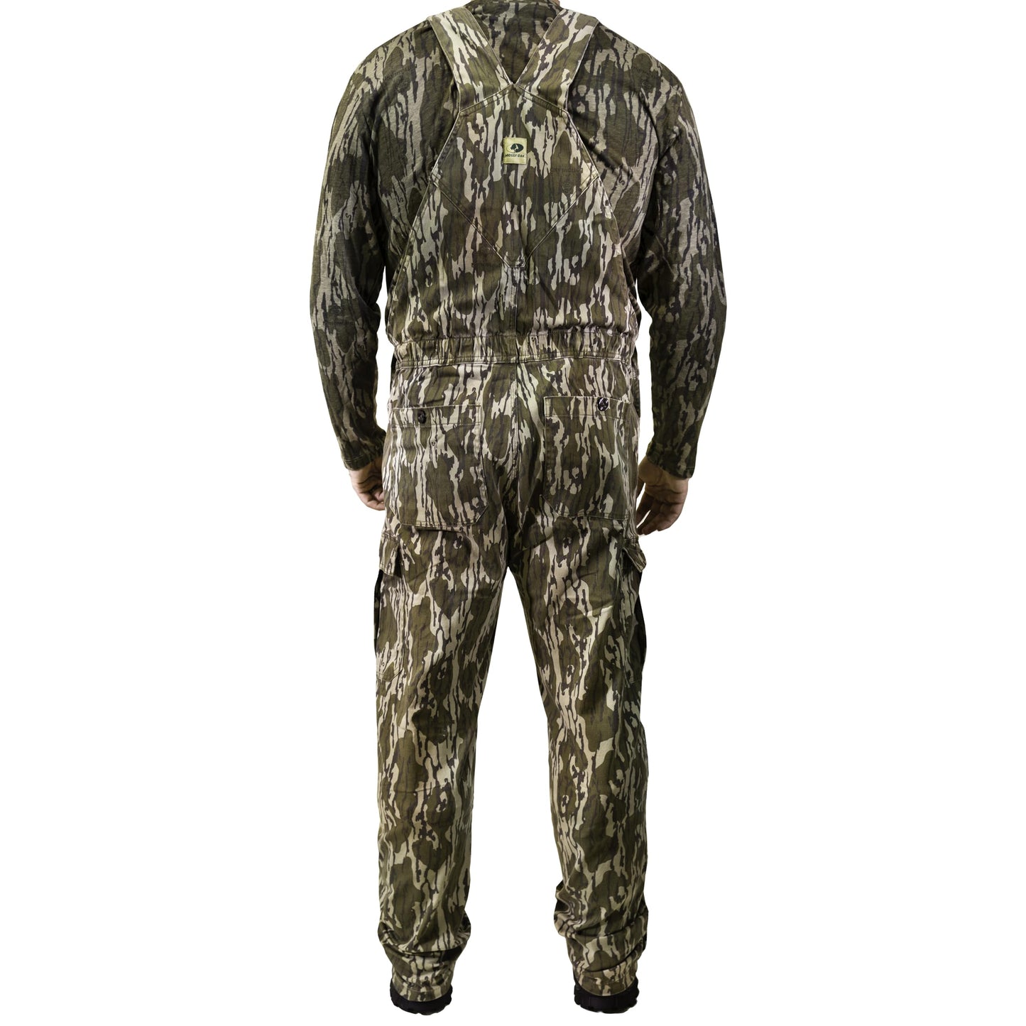 Mossy Oak Cotton Mill 2.0 Camo Hunting Bibs, Uninsulated Camo Overalls for Men
