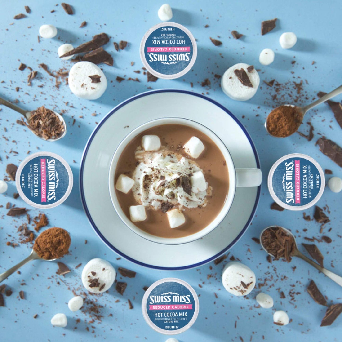 Swiss Miss Milk Chocolate Flavor Hot Cocoa Mix Canister, 76.55 oz.