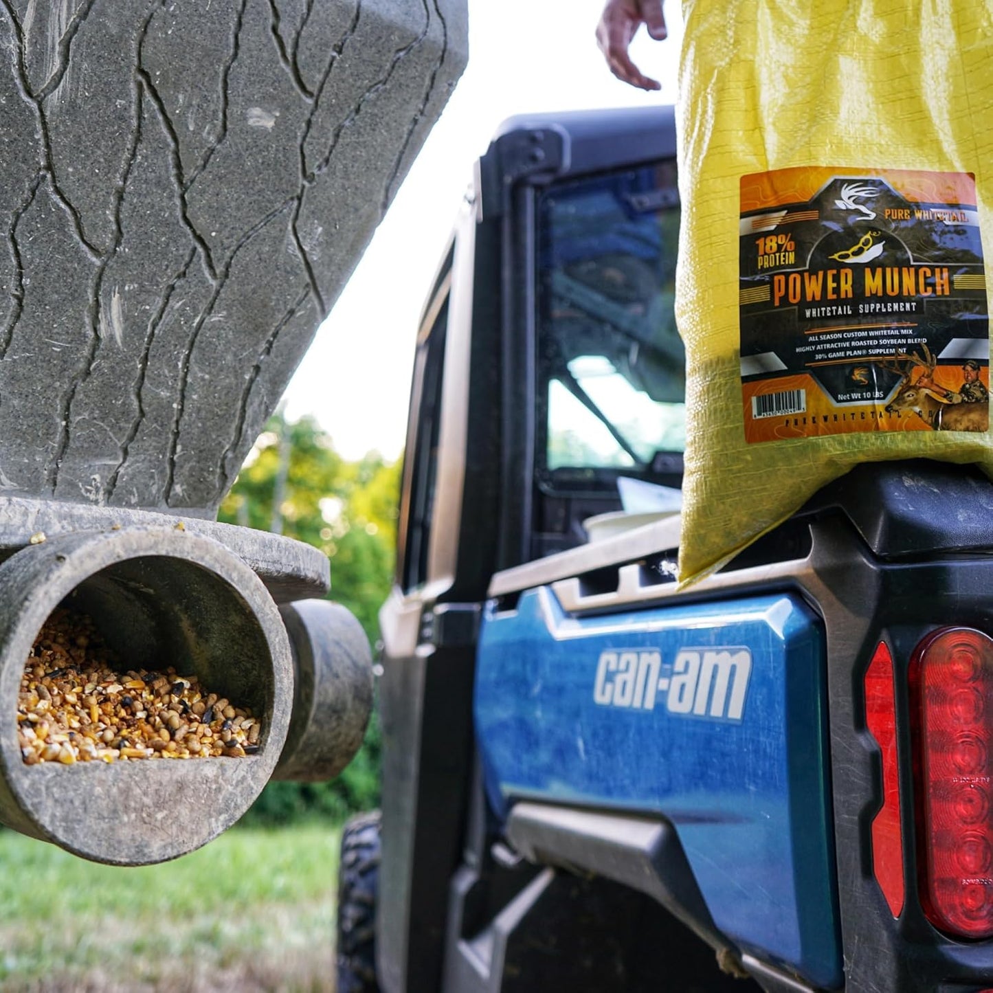 Power Munch | Deer Feed Supplement | with Probiotics for Maximum Absorption | Healthy Deer Food | Feed for Deer | Deer Minerals for Antler Growth | 10 lb Bag