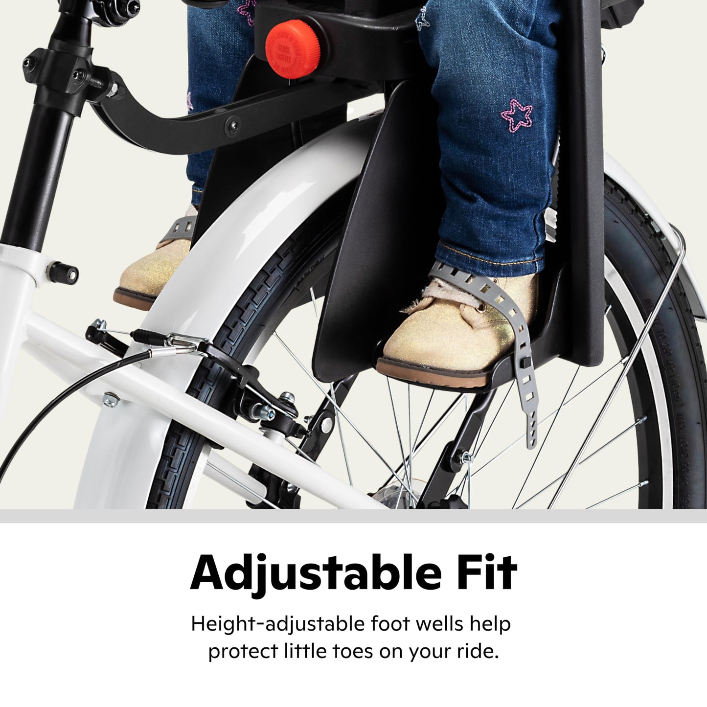Schwinn Ovation Child Bike Carrier, Seats one Kid Ages 1+, Frame Mount, Adjustable Safety Harness and Foot Wells, Quick Release Design, Comfortable Padding, Rear-Mounted Child Bike Seat for Toddler