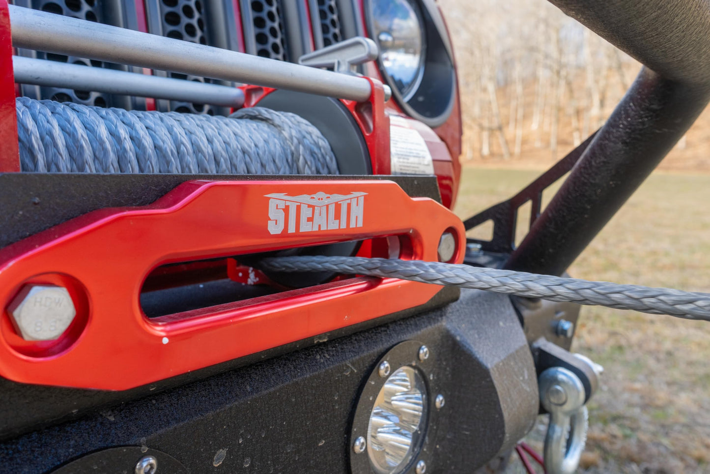Stealth Winches 13500lb Truck Winch 12V Electric Winch with 2 Wireless remotes and Steel Rope, Perfect for SUV Towing Trailer Winch, Hook, Weatherproof, with Roller Fairlead, Heavy Duty