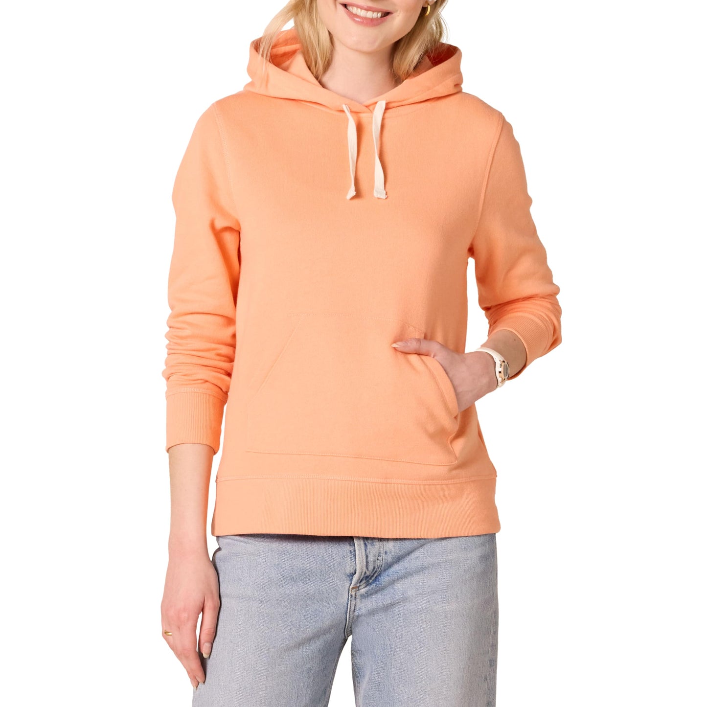 Amazon Essentials Women's Regular-Fit Fleece Pullover Hoodie (Available in Plus Size)