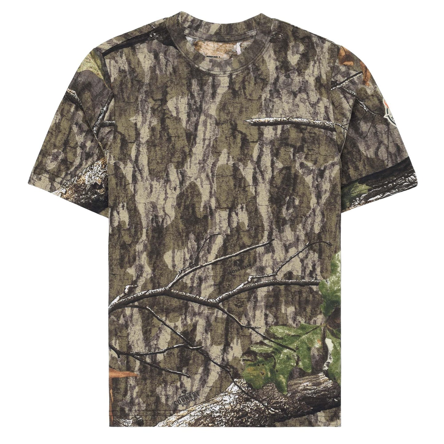 Youth Camouflage Short Sleeve Crewneck Shirt for Boys and Girls